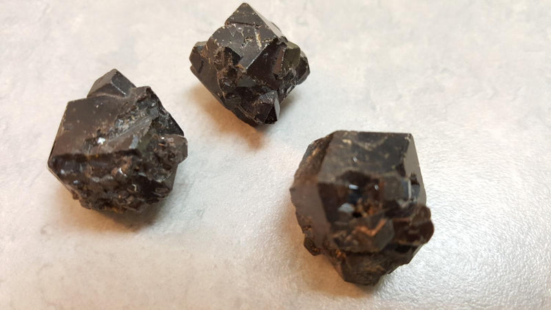 Melanite/Andradite Garnet (Black Garnet) - Rough Chunks