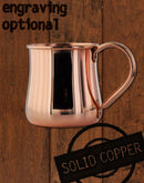 Mug, Solid Copper Mug 13.5oz.