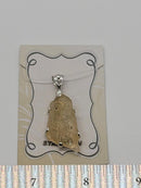 Pendant, Libyan Desert Tektite SS Basket