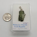 Pendant, Moldavite Freeform Raw