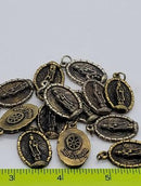 Pendant, Quan Yin Solid Brass