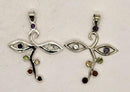 Pendant,  SS w-Chakra Gemstones