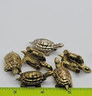 Pendant, Turtle Solid Brass
