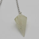 Pendulum, Libyan Desert Glass on Sterling Silver Chain