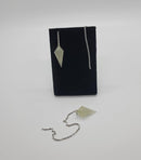 Pendulum, Libyan Desert Glass on Sterling Silver Chain