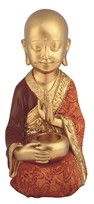 Praying Monk in Red