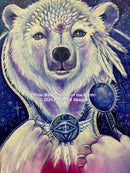 Print, 11x14 Polar Bear Shaman