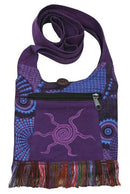 Purse, Cloth w-Fringe Sun