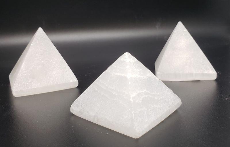 Pyramid, Selenite 2" x 2"