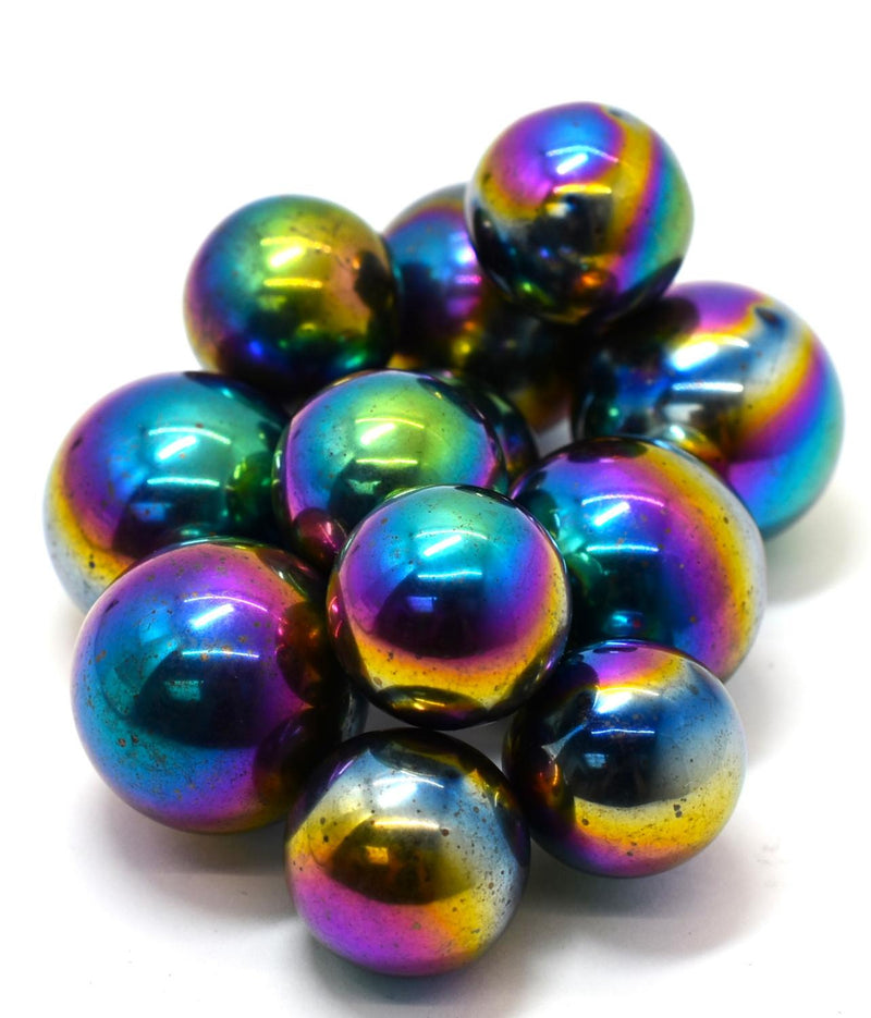 Rainbow Hematite Magnetic Sphere