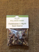 Resin, Frankincense & Myrrh Incense 1 oz. Bag
