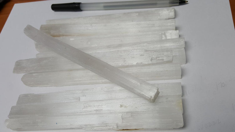 Selenite - Raw Sticks 5-10in.