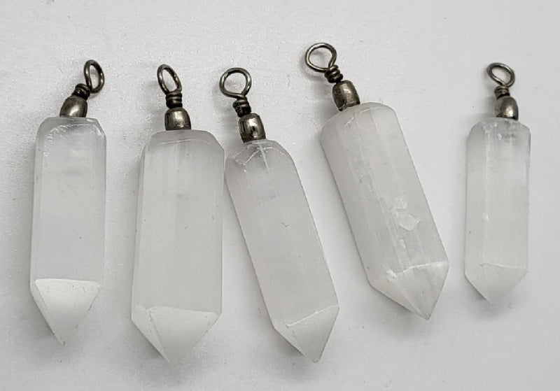 Selenite Point Pendant