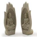 Serenity Hands, Buddha & Kwan Yin Sandstone