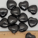 Shungite Heart 25mmx 25mm x 12mm (1in. x .5in. thick)