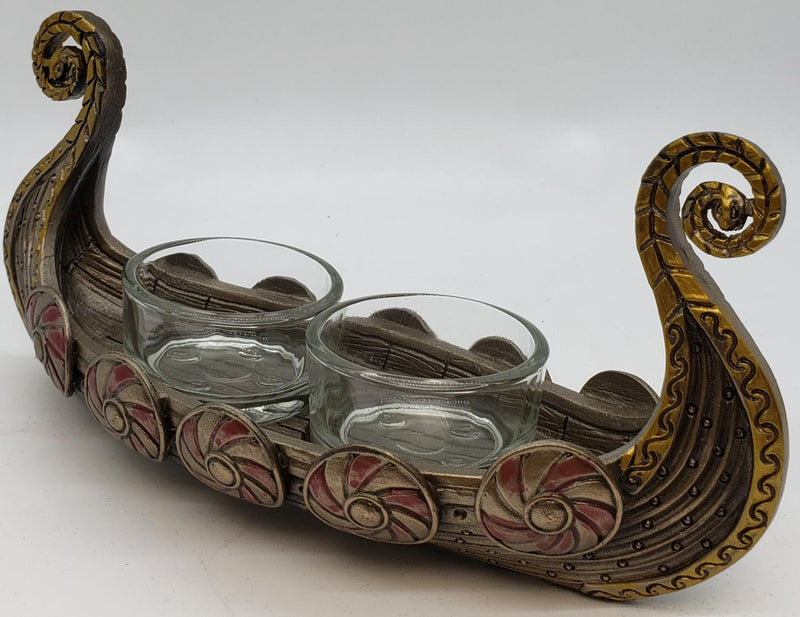 Candle Holder, Viking Ship Tealight