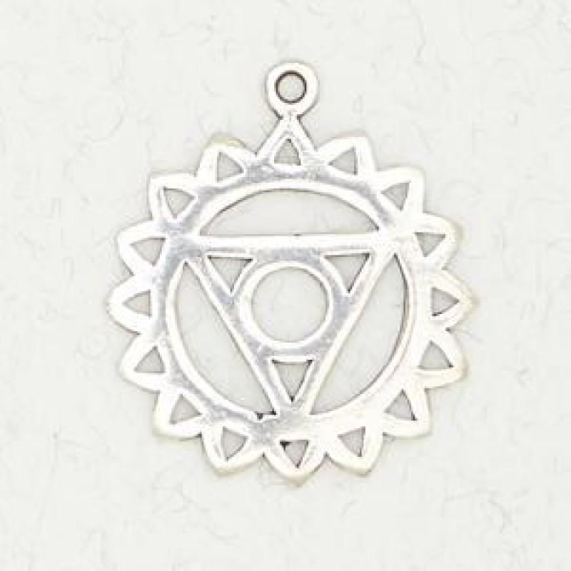 Pendant, Chakra Symbols - Assorted designs in pewter