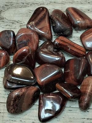 Tiger Eye/Red - Tumbled