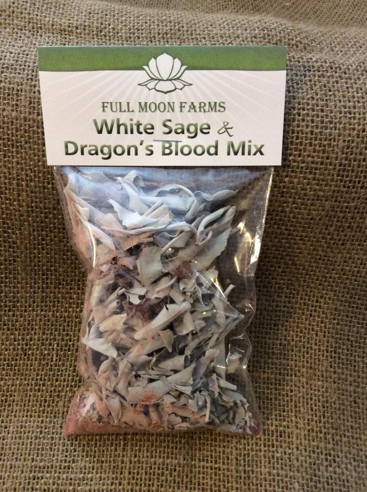 White Sage & Dragons Blood 1oz. Mix