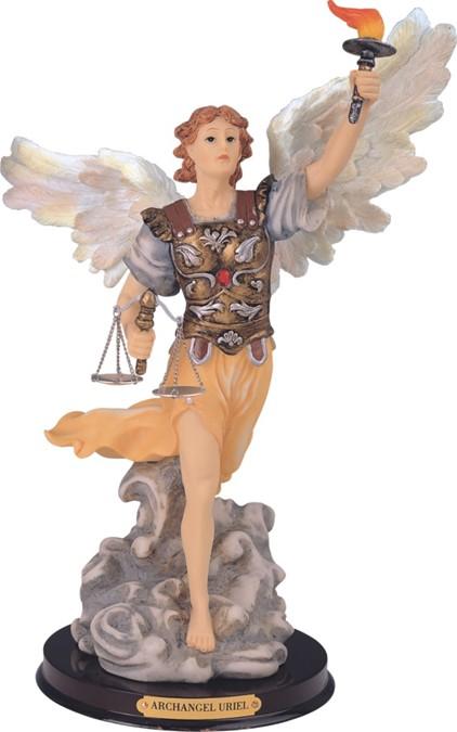 Archangel Uriel 12" Color Figurine