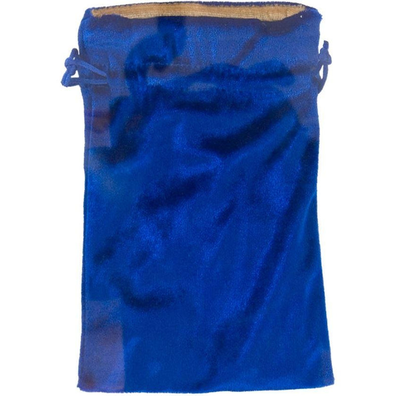 Bag, Lined Velvet Blue/Gold