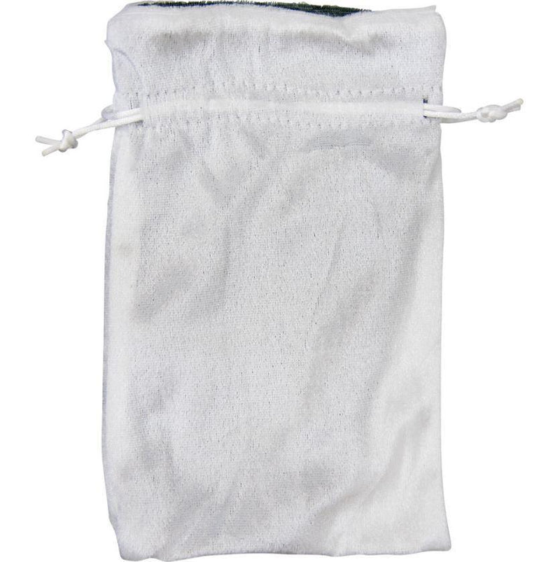 Bag, Lined Velvet White/Silver - ForHeavenSake