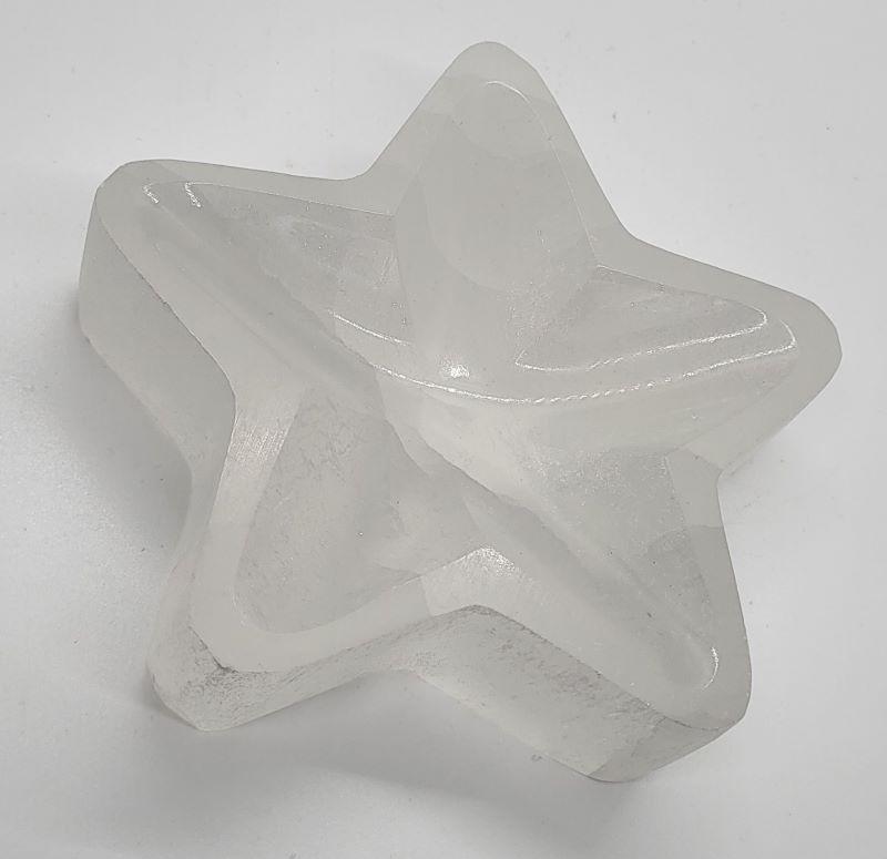 Bowl, Selenite Star 4.5"