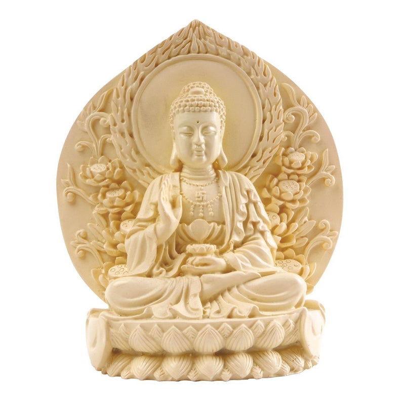 Buddha, Natural Resin 5in.