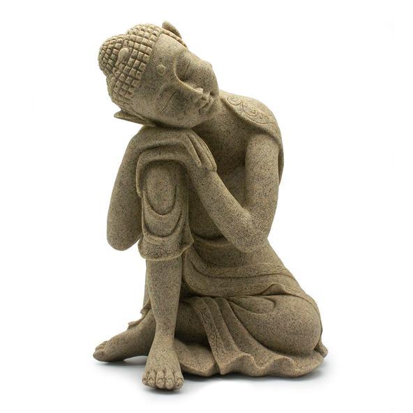 Buddha, Resting Large Sandstone - ForHeavenSake
