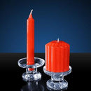 CH, Muti-Holder Round Glass Plate/Stand for Tapers and Pillars - ForHeavenSake