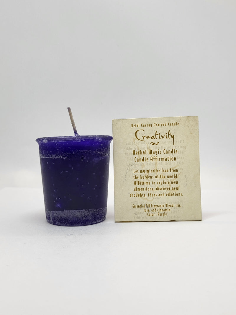 Candle, Votive / Herbal Magic