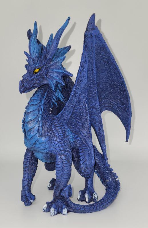 Dragon, Nightfall Blue Standing Tall 8.5in. T.