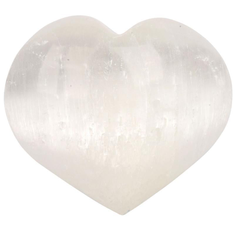 Heart, Selenite Etched