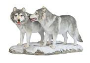 Wolf Couple 11.5in. H.