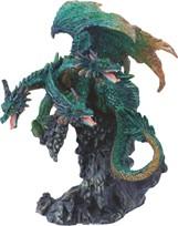 Dragon, Three Heads Grn Glitte