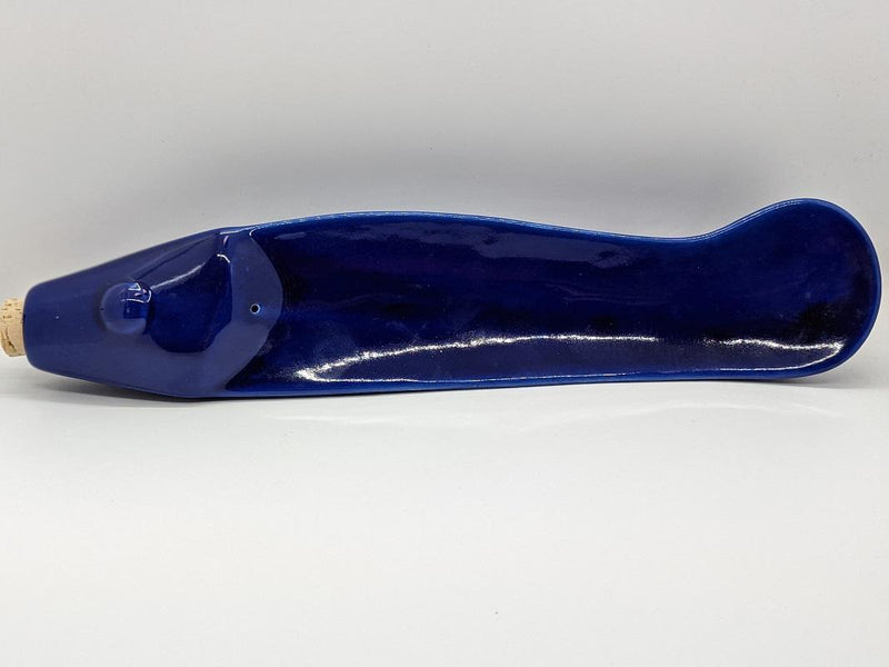 Incense Holder, Fish/Blue w/Storage