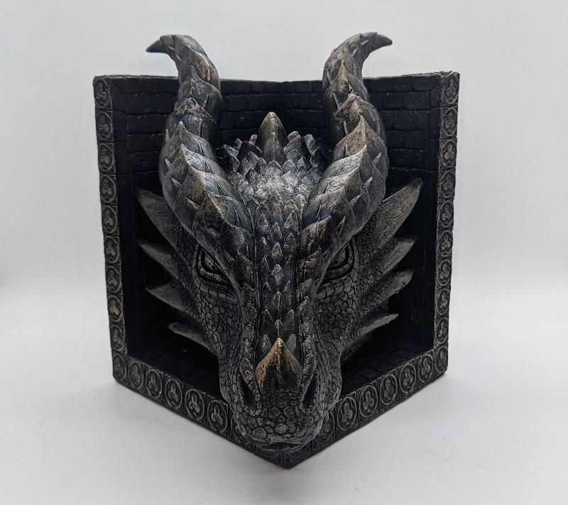 Bookends, Dragon  Bronze/Black Set of two