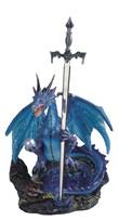 Dragon, Blue w/Sword