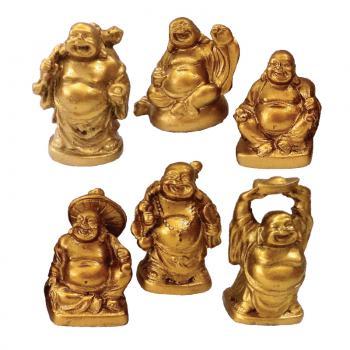 Buddha, Sm 2in.  Gold Hota