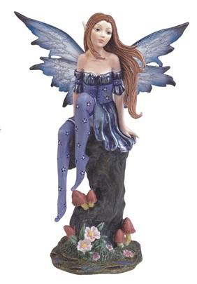Fairy, Purple w-Clear Teal Wings