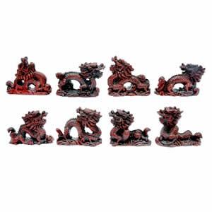 Dragon, Red 3in. Resin