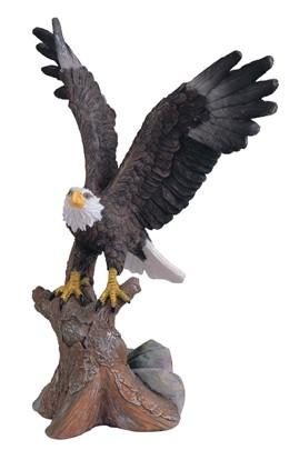 Eagle, 7in. on Tree Trunk GSC