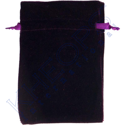 Bag, Unlined Velvet 3x4 Purple