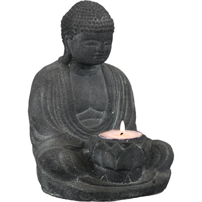 CH, Buddha Statue& T-Light Hol