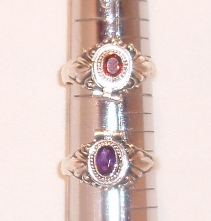 Rings, Poison Pyrope Garnet SS