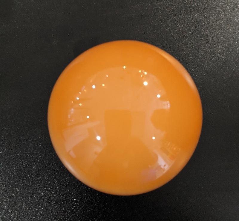 Sphere, Calcite/Orange 3in.