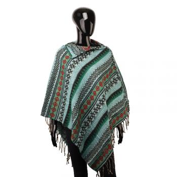 Poncho, Fold Over Nick w/Tasse