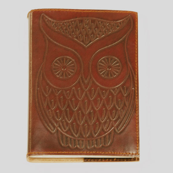 Journal, Leather-Owl - Brown