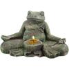 Frog, Meditating T-Light Holde