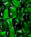 Obsidian/Green - Tumbled